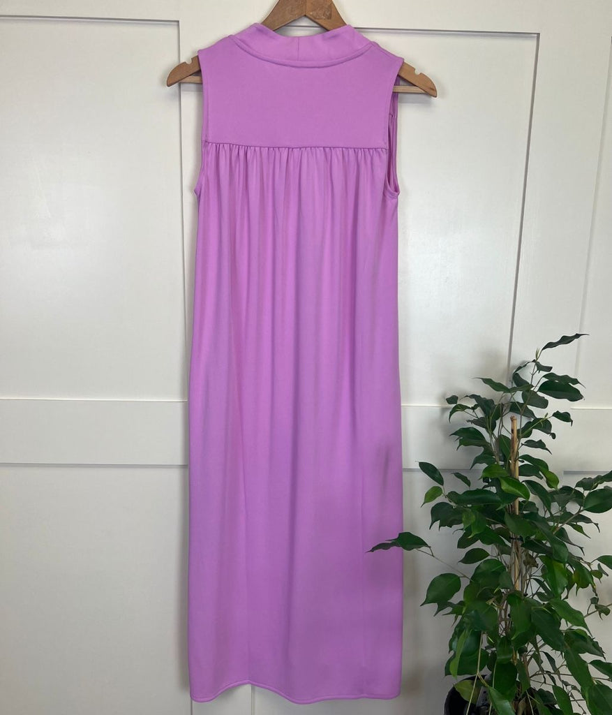 Pink shift dress sleeveless hotsell