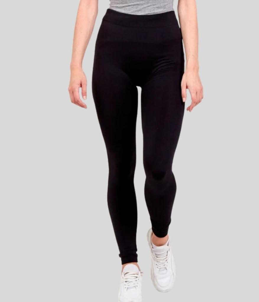 Plain black nike leggings best sale