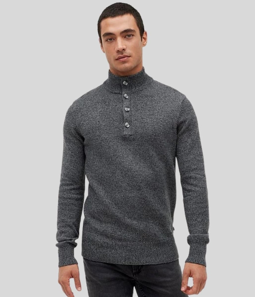 Mens on sale funnel neck