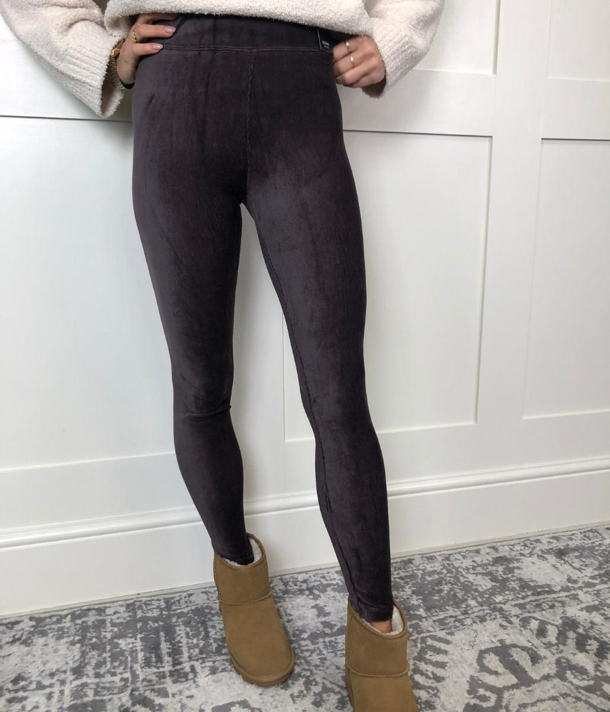 Style & Co. Womens Velvet Trim Casual Leggings