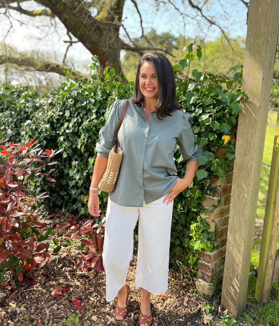 Green Hope Cottage Striped Shirt