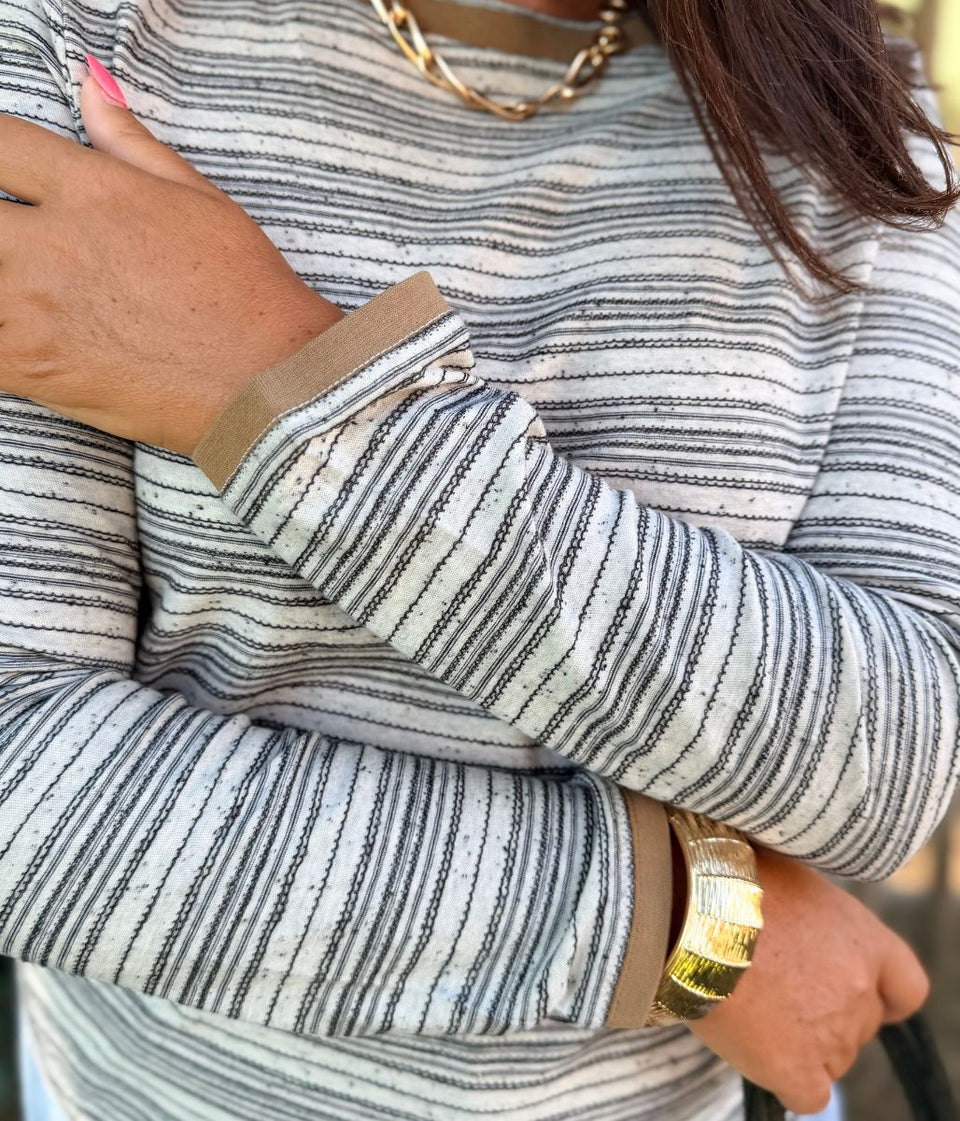 Clara Stitch Design Cotton Long Sleeve Top
