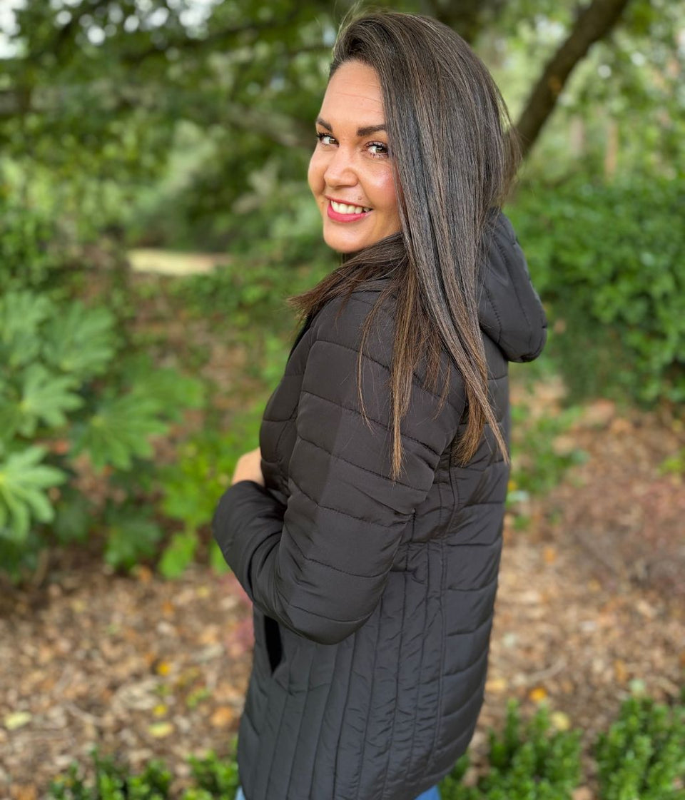 Black Padded Coat