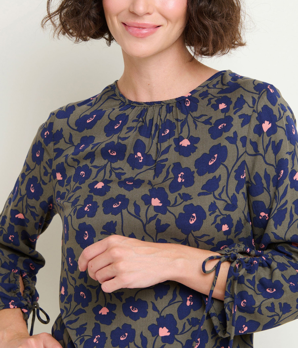 Brakeburn Midnight Bloom Shift Dress