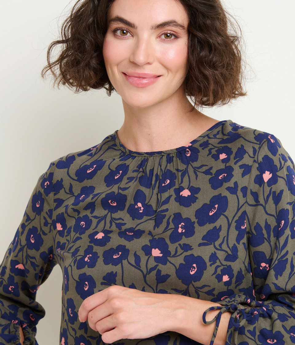 Brakeburn Midnight Bloom Shift Dress