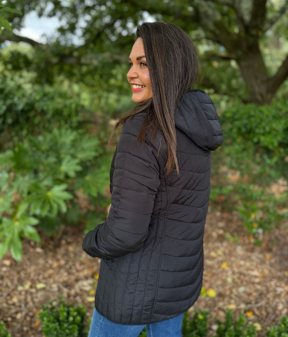Black Padded Coat