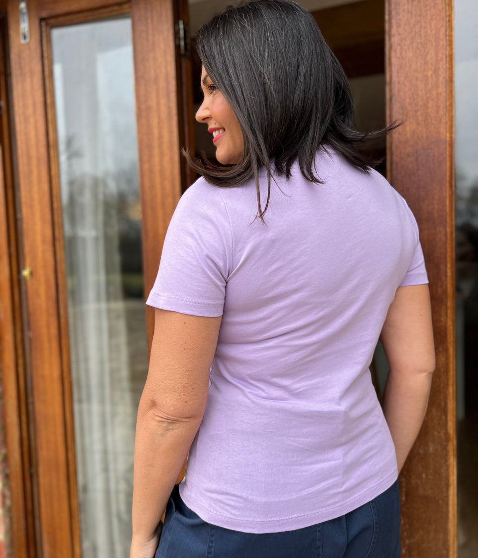 Lilac Essential Cotton Tee