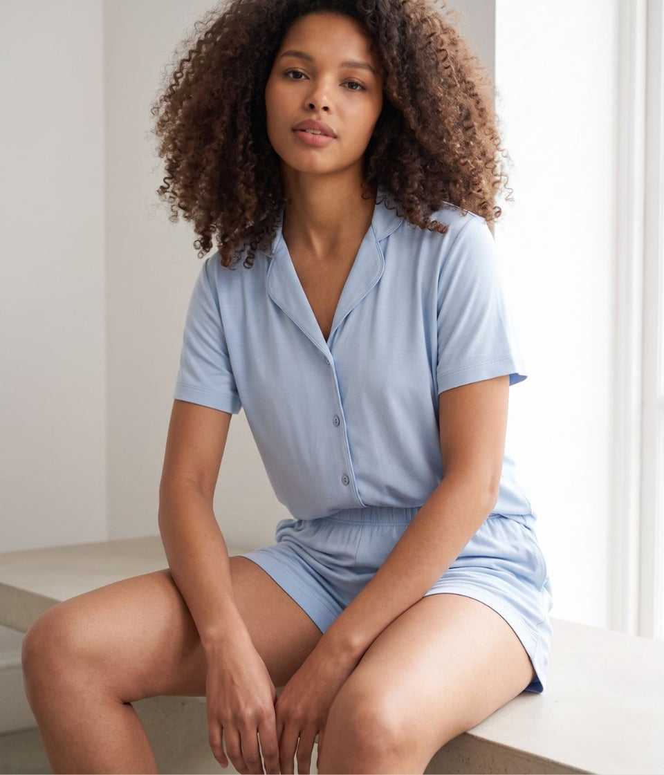 Blue Revere Short Pyjama Set