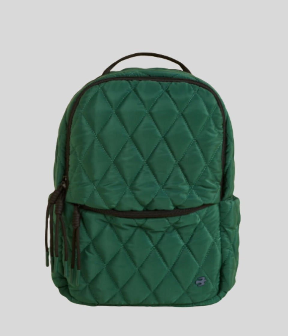 Brakeburn Green Quilted Backpack