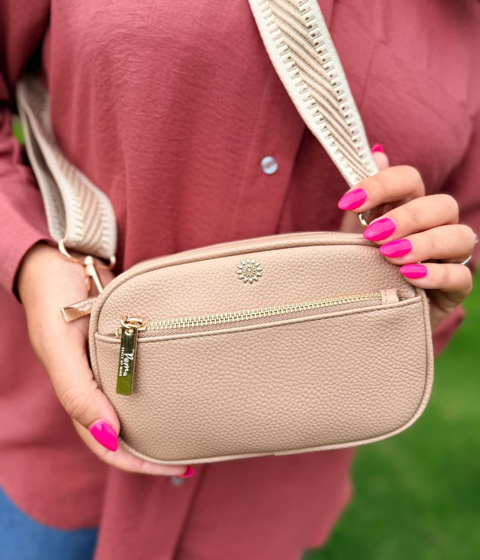 Pom Natural Vegan Leather Camera Bag