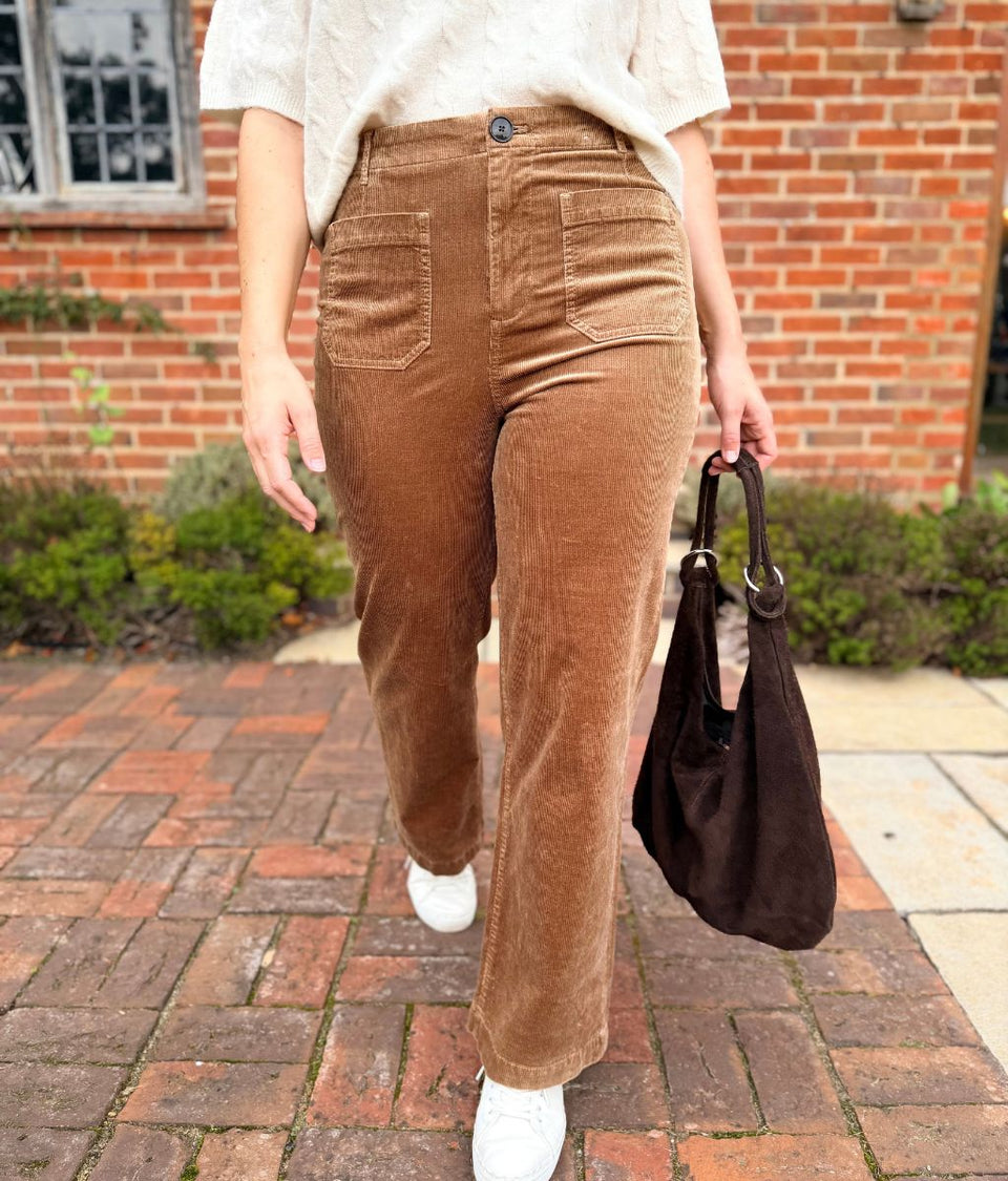 Spice Wide Leg Cord Trousers