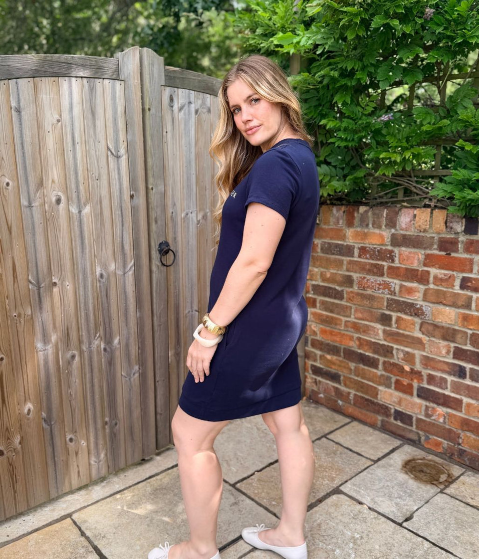 Navy Tommy Hilfiger T Shirt Dress