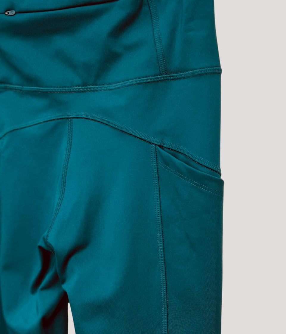 Turquoise Abstract Print Good Move High Waisted Leggings