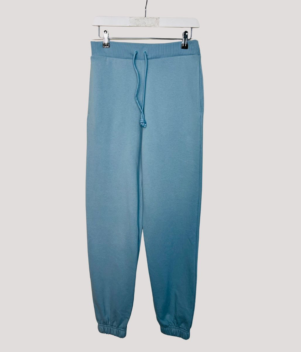 Blue Cotton Rich Cuffed Joggers