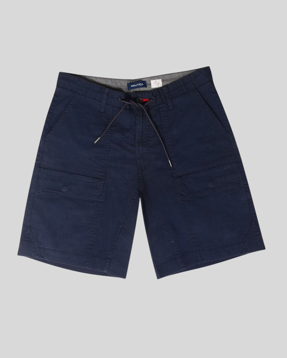 Mens Navy Nautica Cargo Shorts