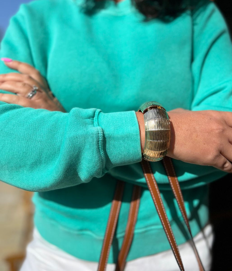 Green Garment Dyed Sweatshirt
