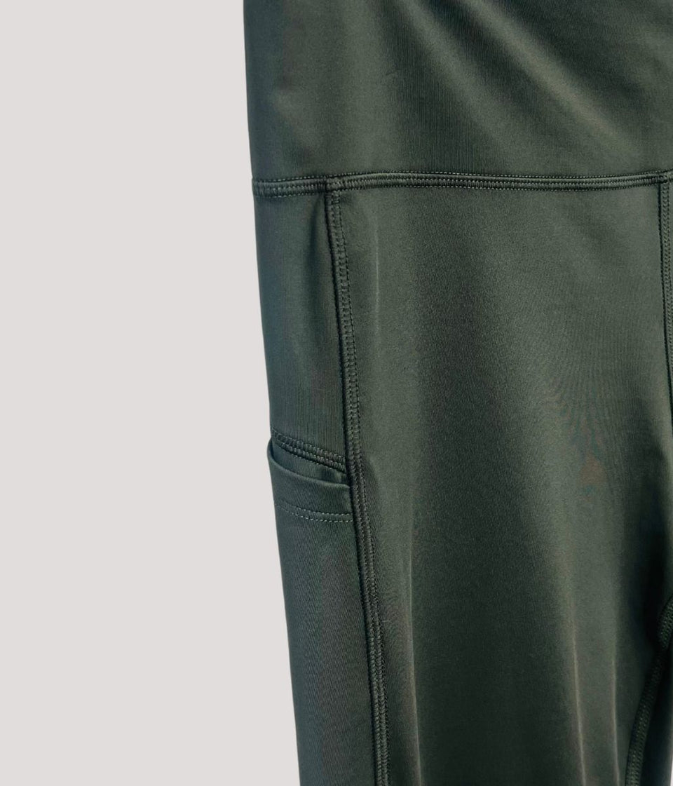 Khaki Good Move High Waisted Leggings