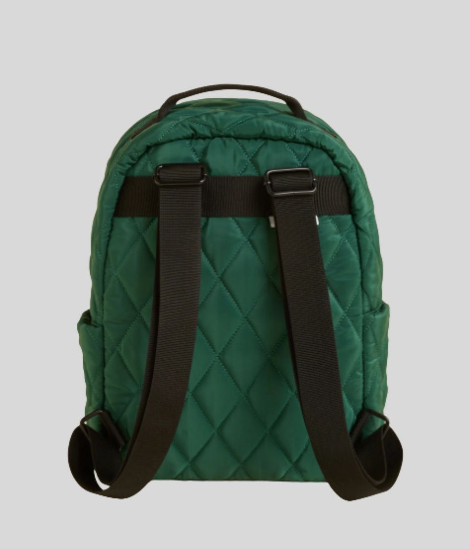 Brakeburn Green Quilted Backpack