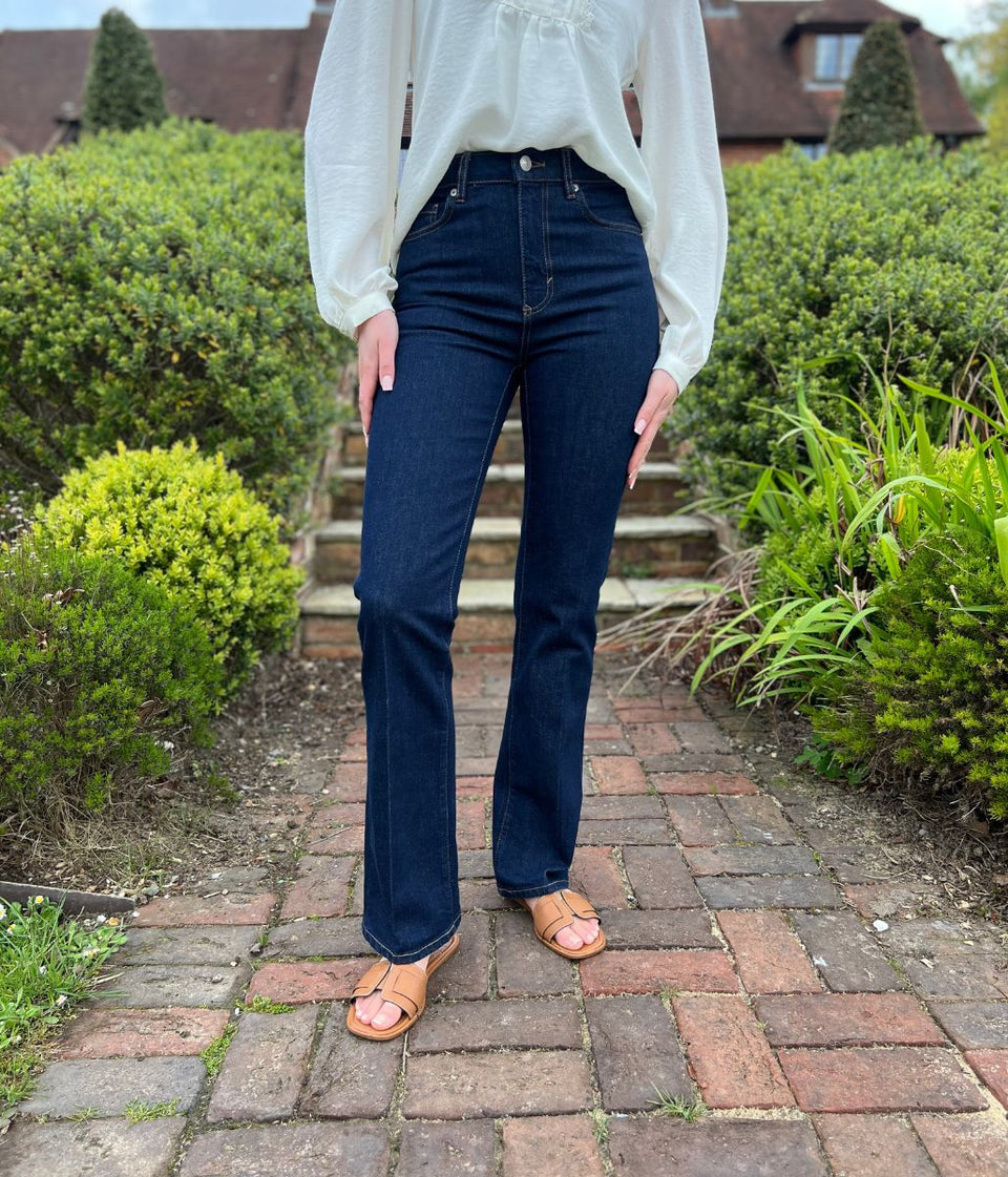 Dark Indigo Bootflare Jeans