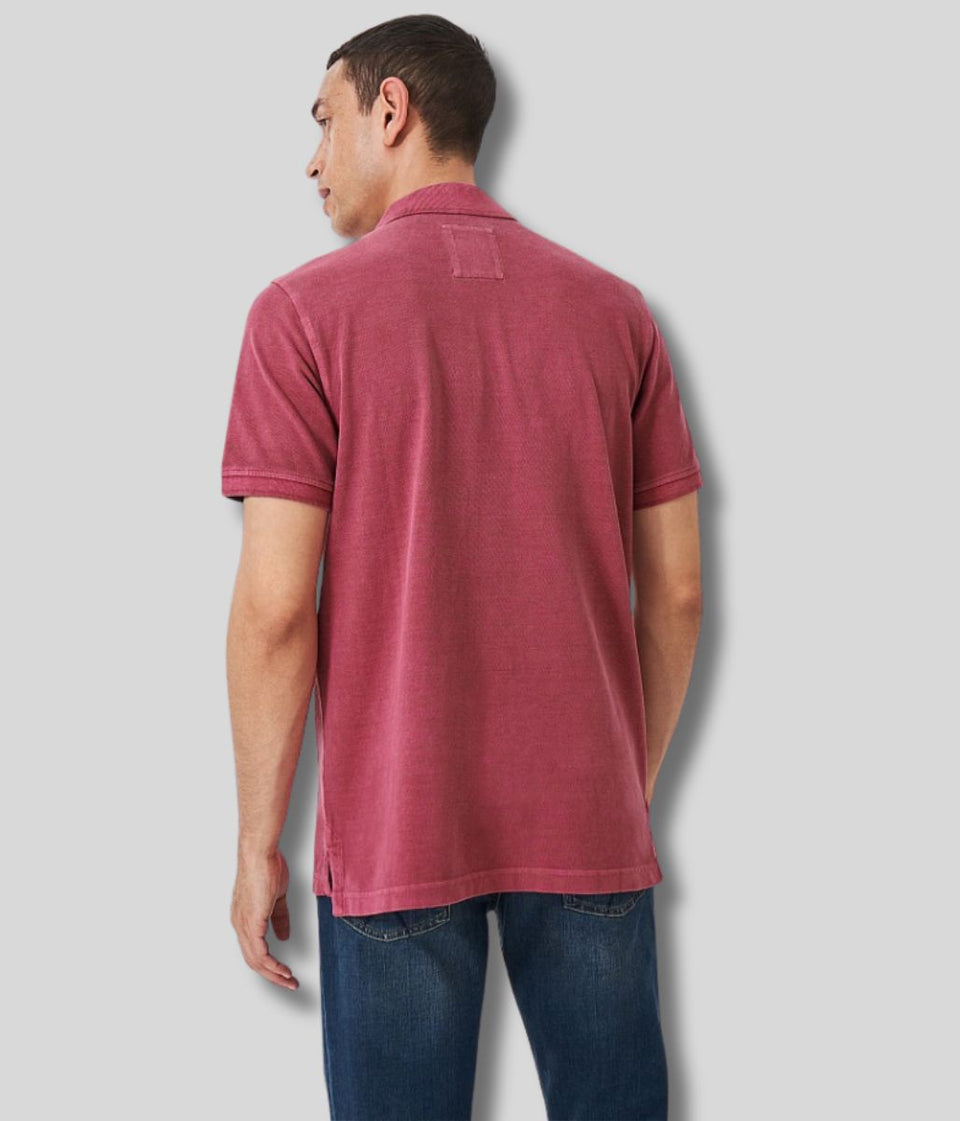 Rose Pink Mens Classic Cotton Polo Shirt