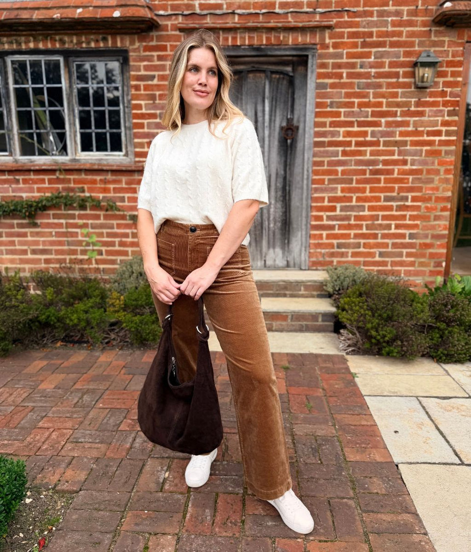Spice Wide Leg Cord Trousers