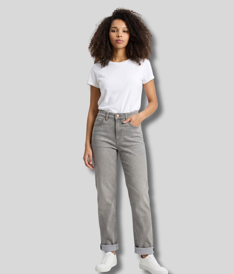 Light Grey Sienna Straight Leg Jeans
