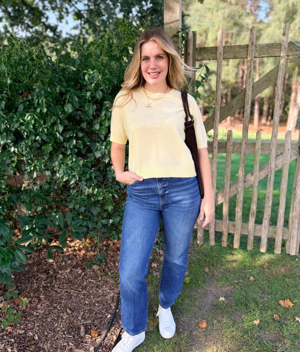 Lemon Short Sleeve Jumper