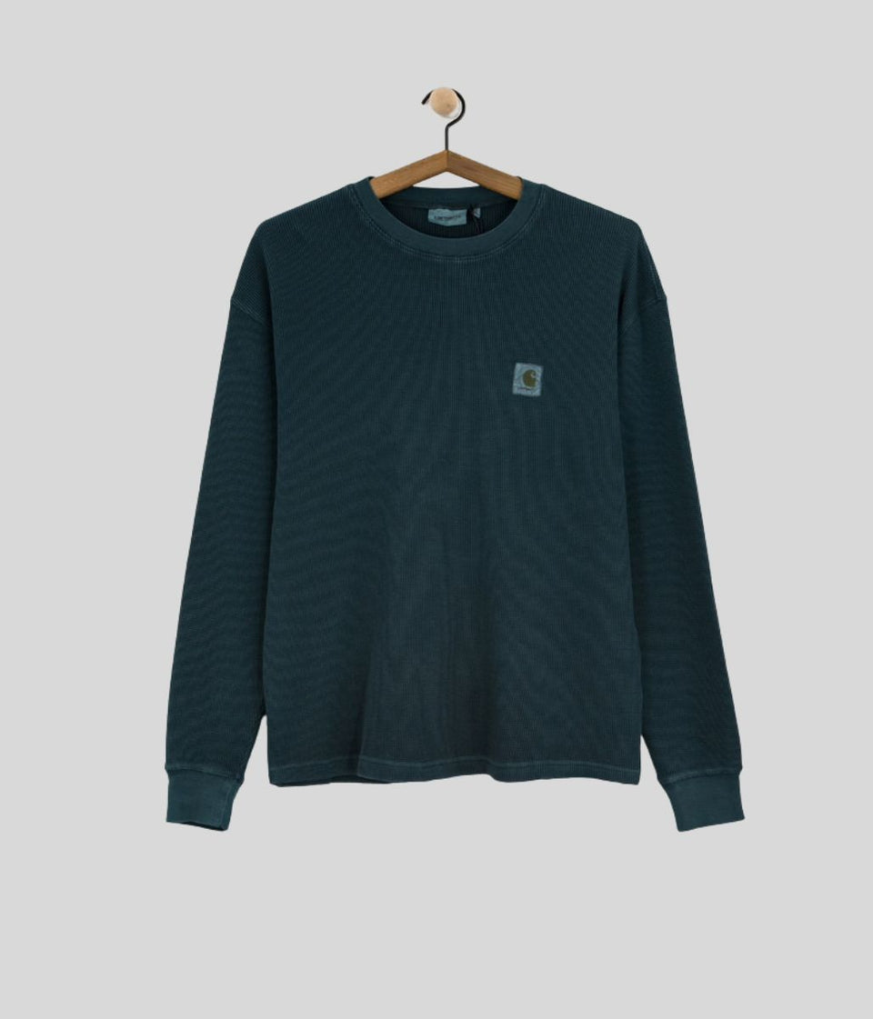 Teal Carhartt Vista Waffle Long Sleeve Top
