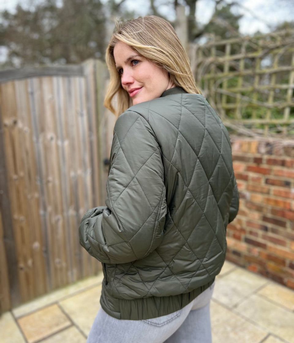 Khaki Perry Padded Jacket