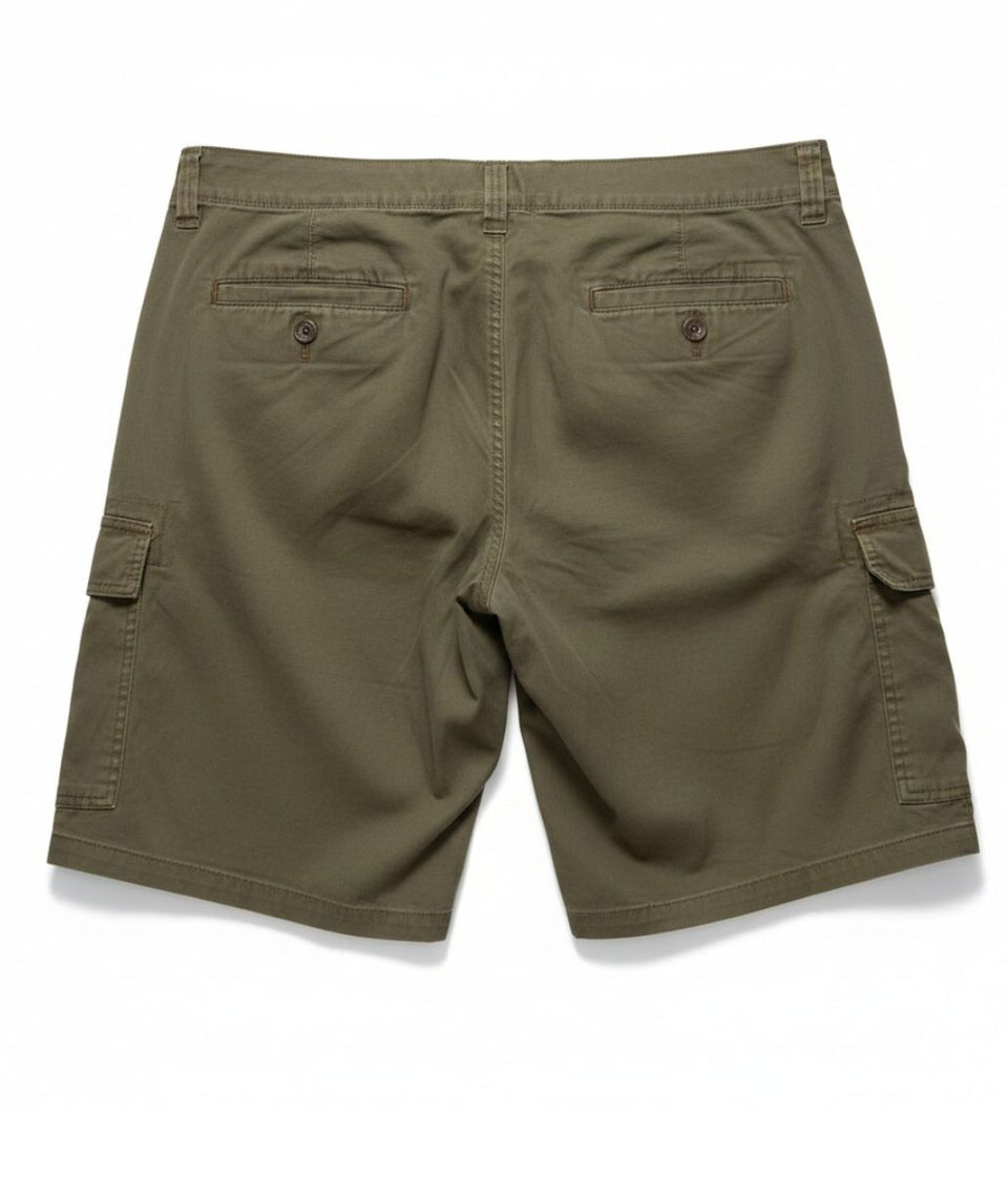 Mens Wrangler Brown Authentics Cargo Shorts