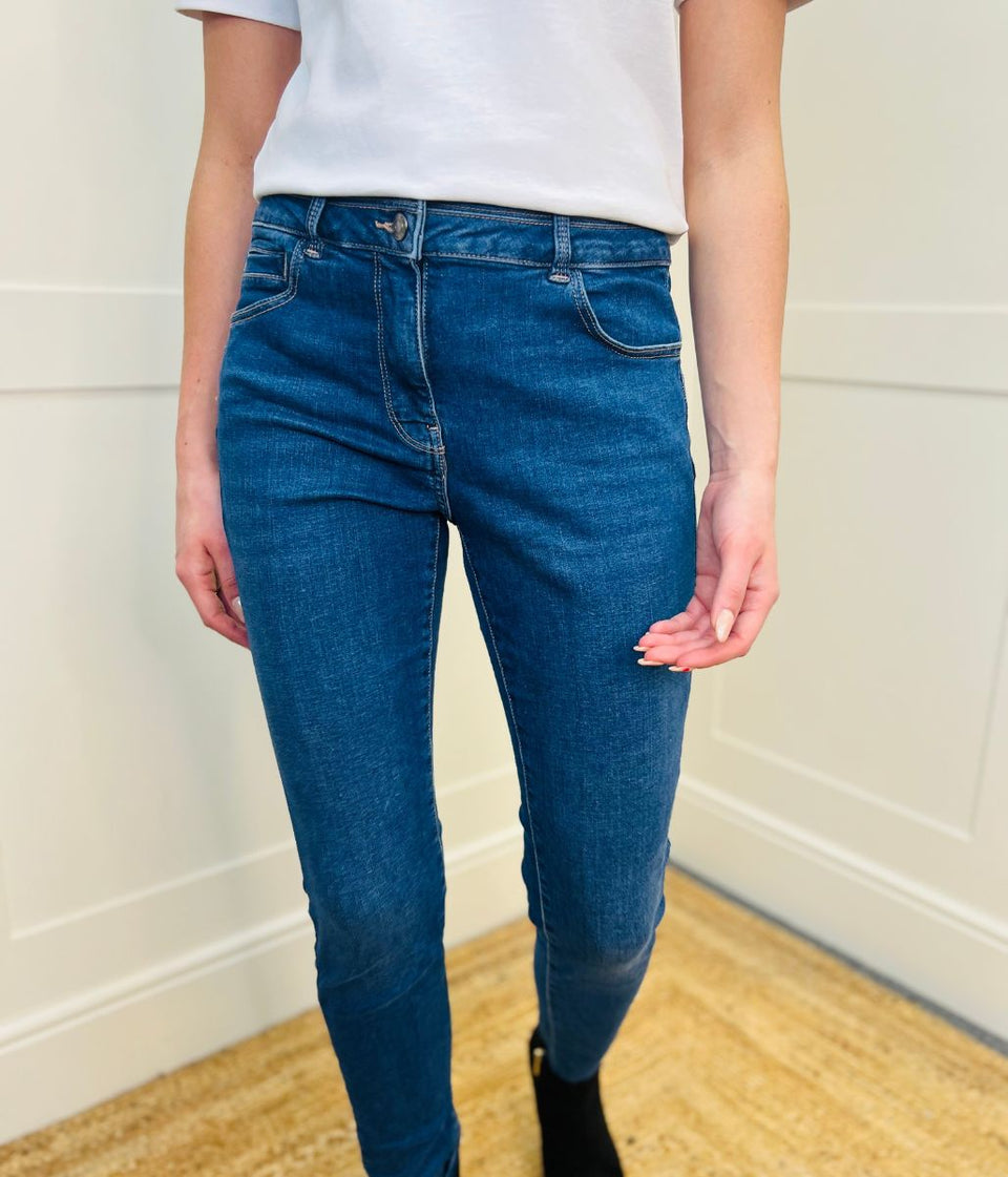 Mid Denim Lift Slim & Shape Skinny Jeans