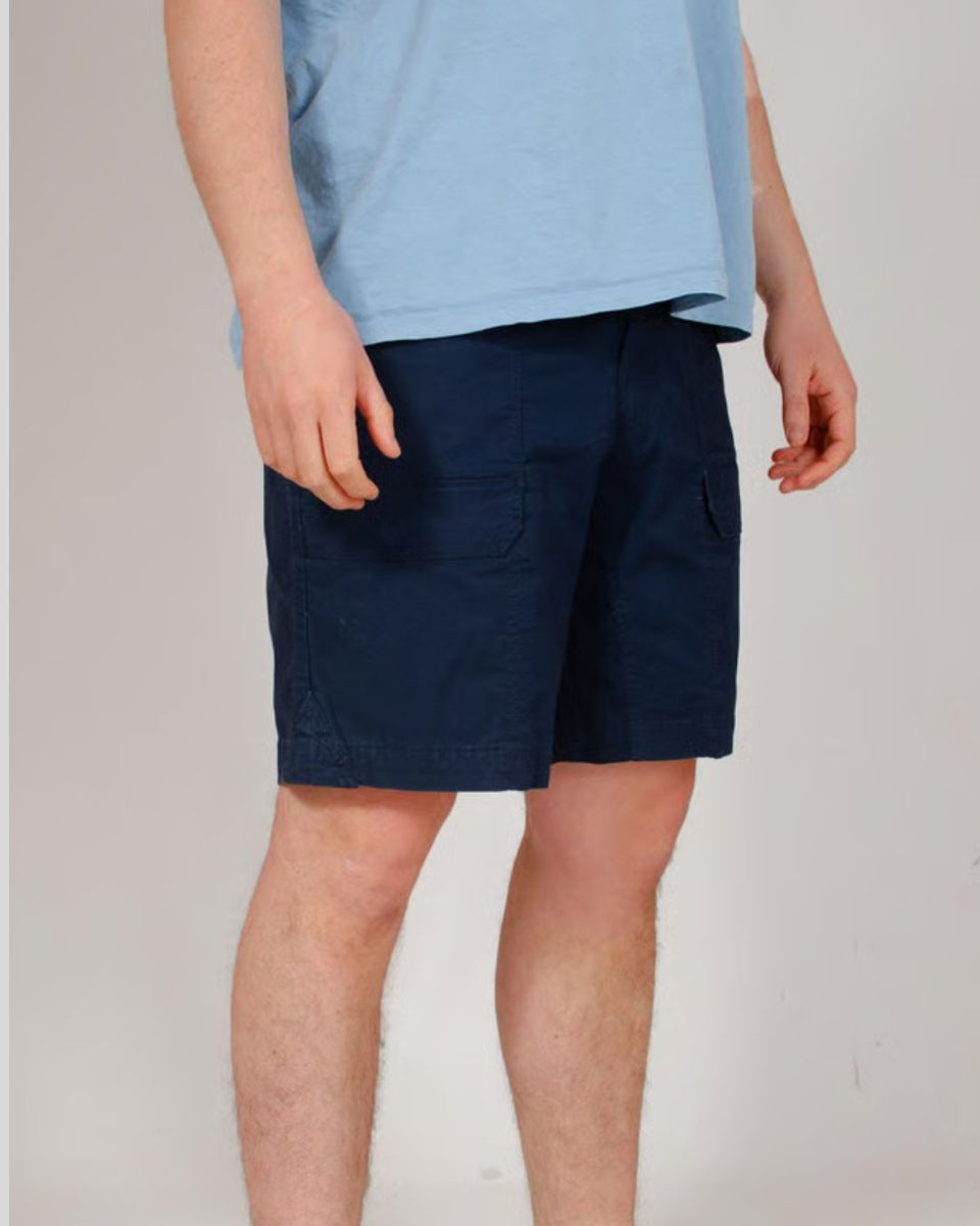 Mens Navy Nautica Cargo Shorts