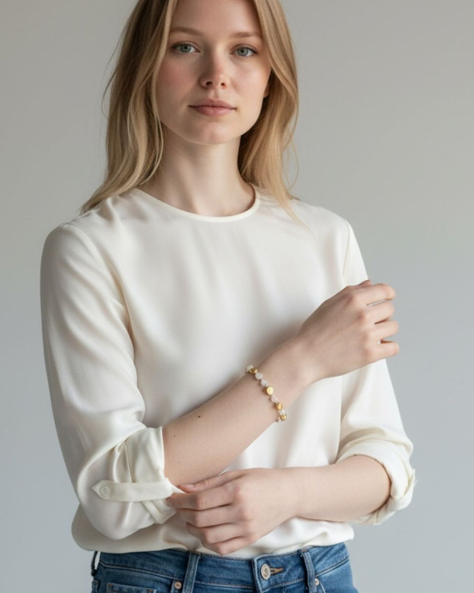 Ivory Natural Stone Bracelet
