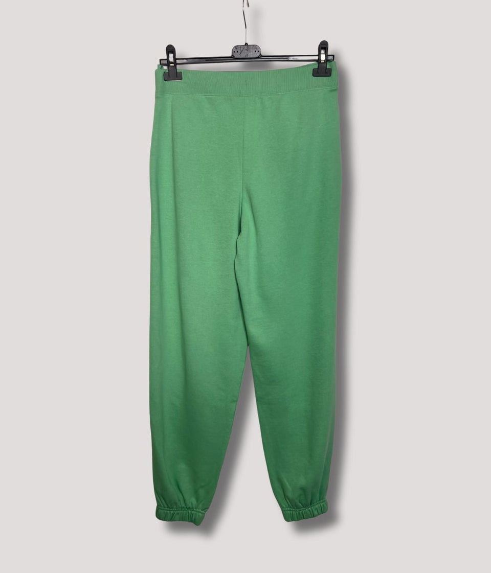 Light Green Cotton Rich Cuffed Joggers