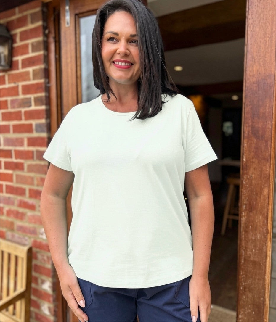 White Essential Cotton Tee