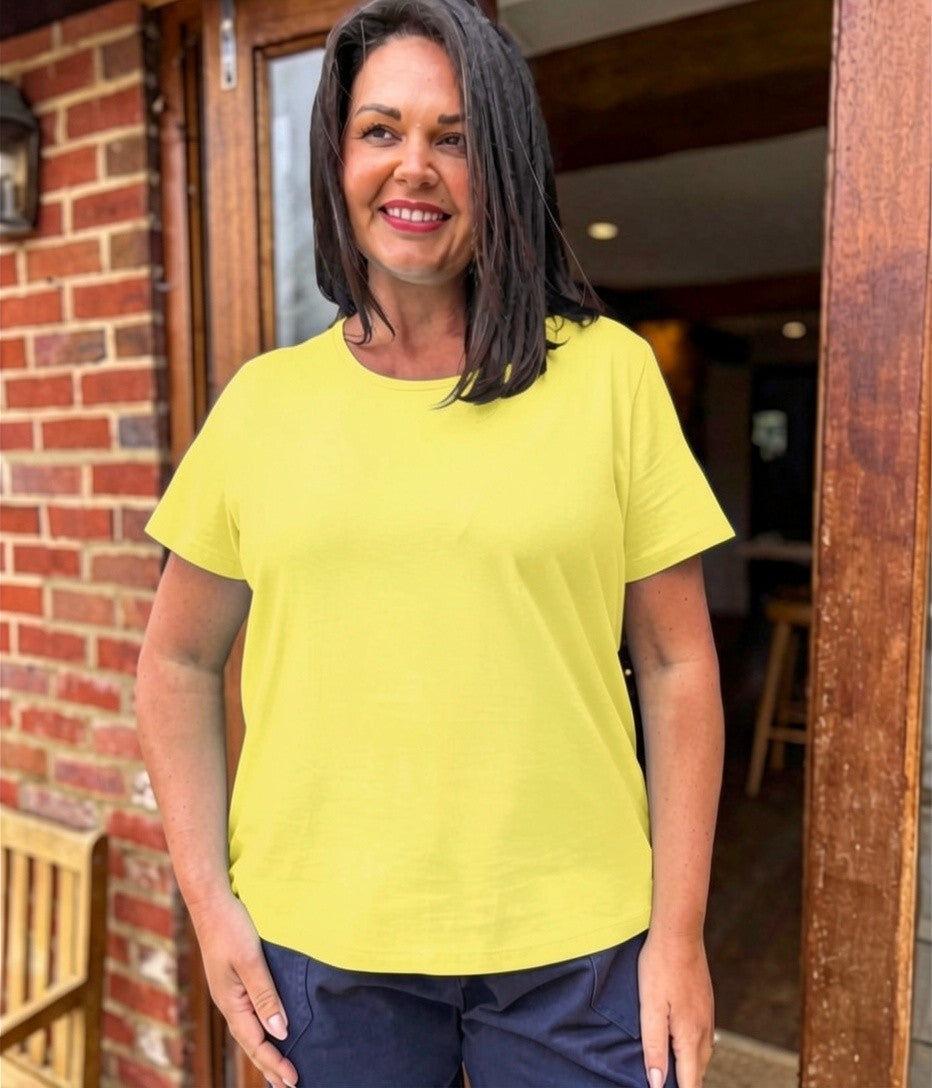 Yellow Essential Cotton Tee