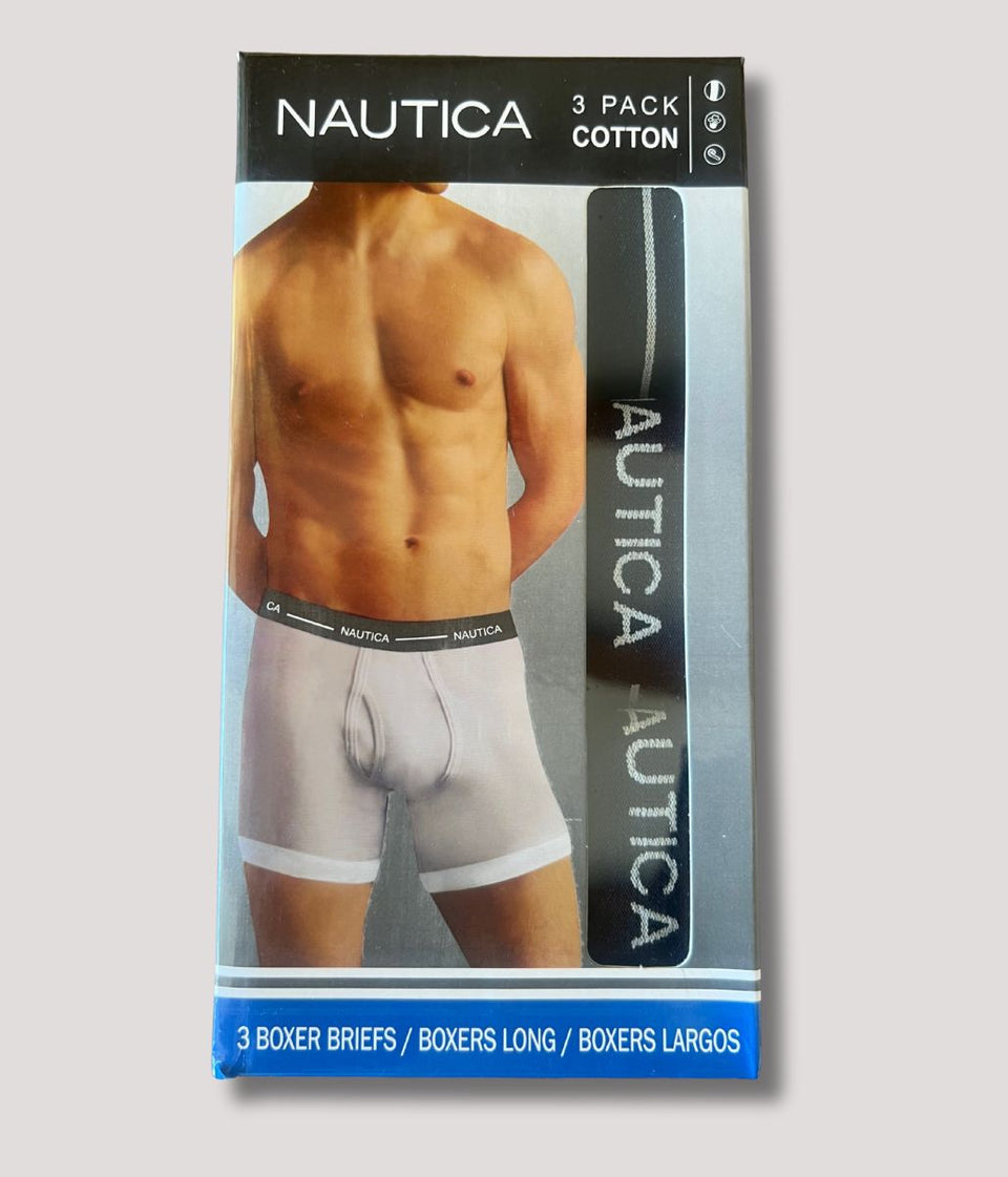 Nautica Cotton Boxer Shorts - 3 Pack