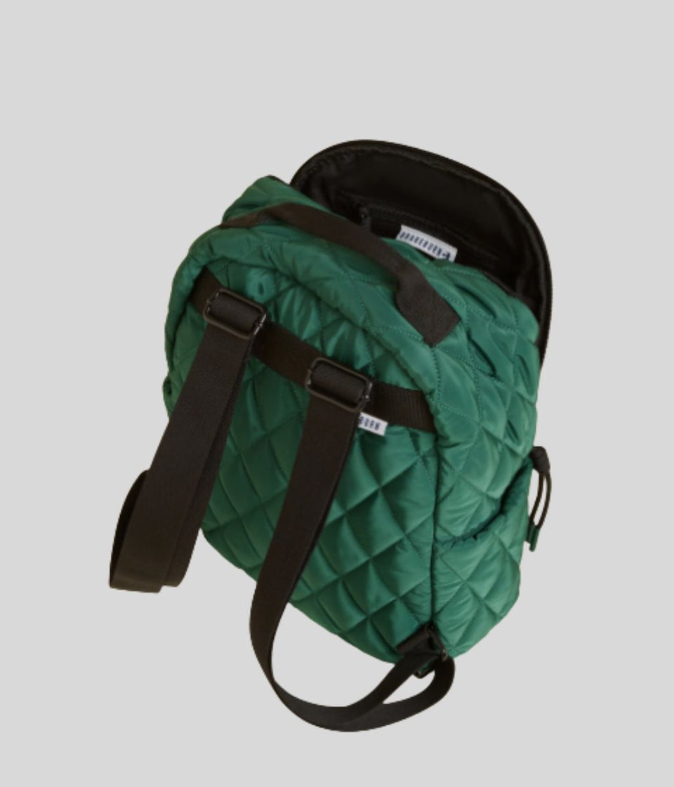 Brakeburn Green Quilted Backpack