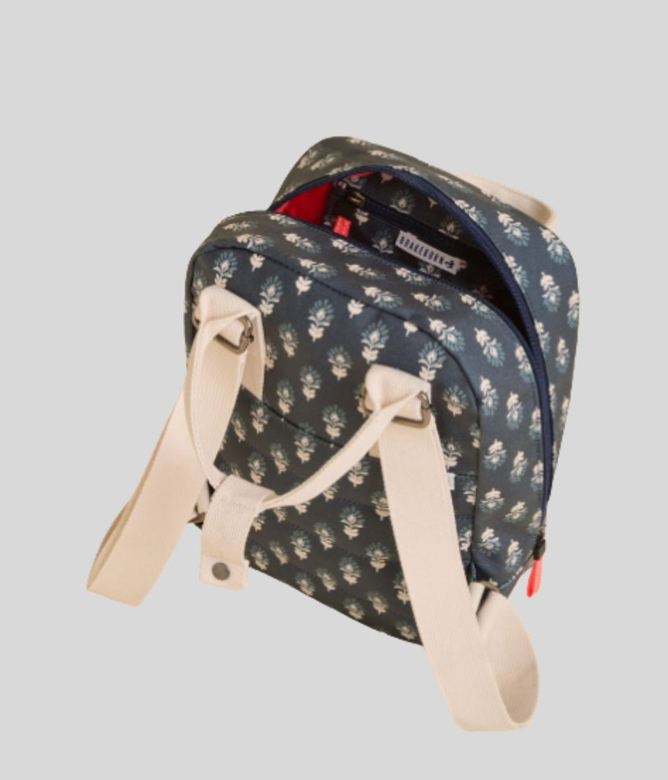 Brakeburn Navy Printed Backpack