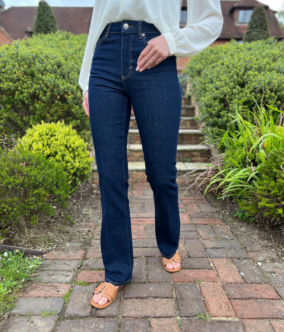 Dark Indigo Bootflare Jeans