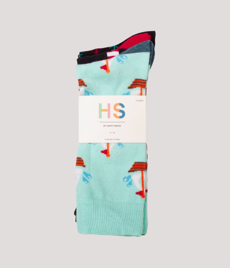 Boats Happy Socks 3 Pack