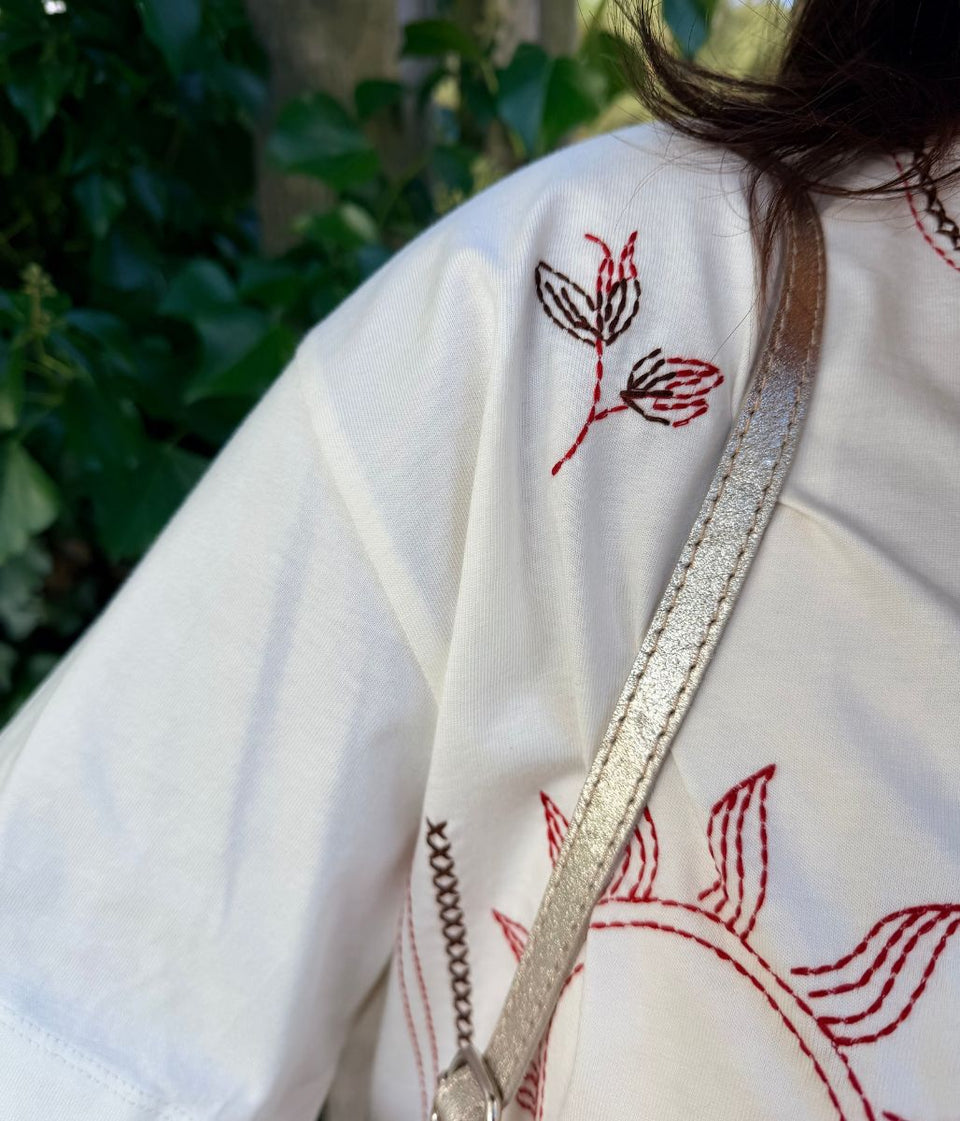 Embroidered Design T Shirt