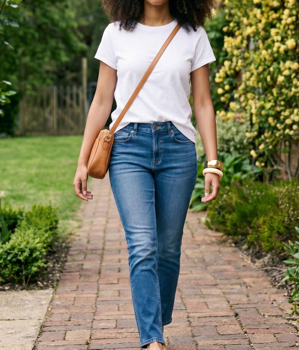 Vintage Blue Sienna Straight Leg Jeans