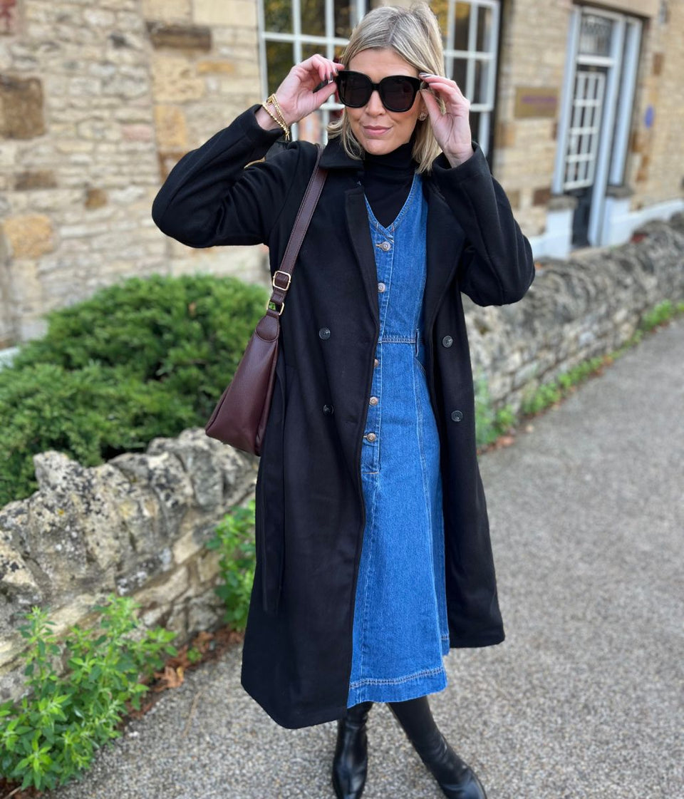 Black Brave Soul Virgo Long Coat