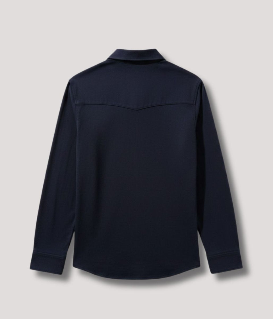Navy Mens Premium Over Shirt