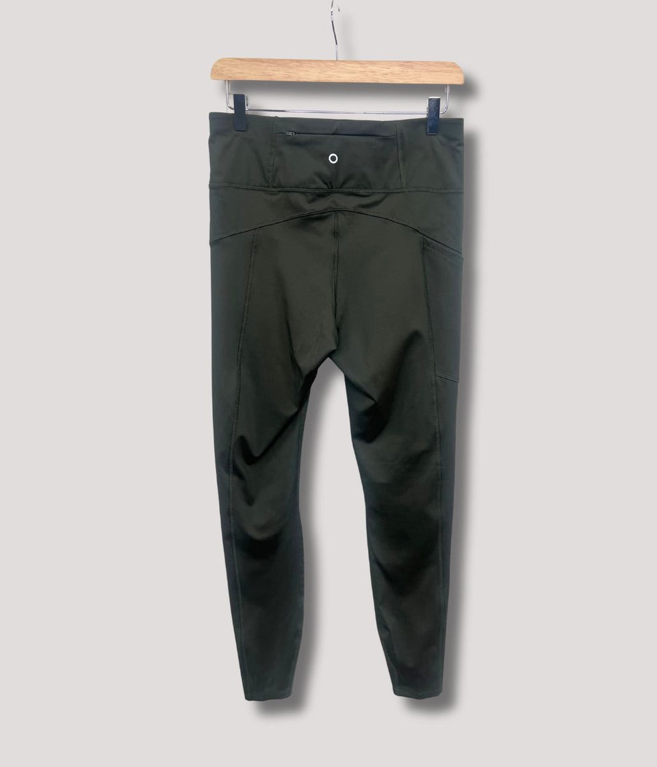 Khaki Good Move High Waisted Leggings