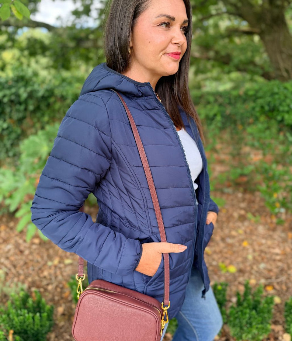 Navy Padded Coat