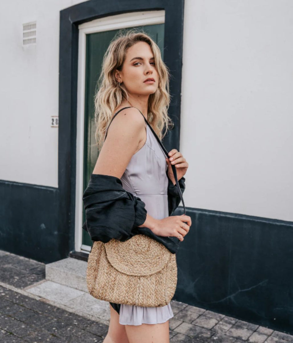 Sorrento Jute Crossbody Bag