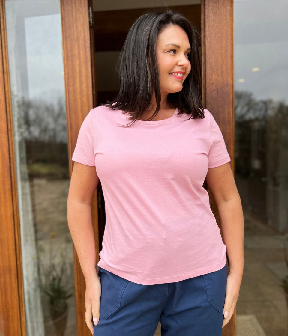 Pink Essential Cotton Tee