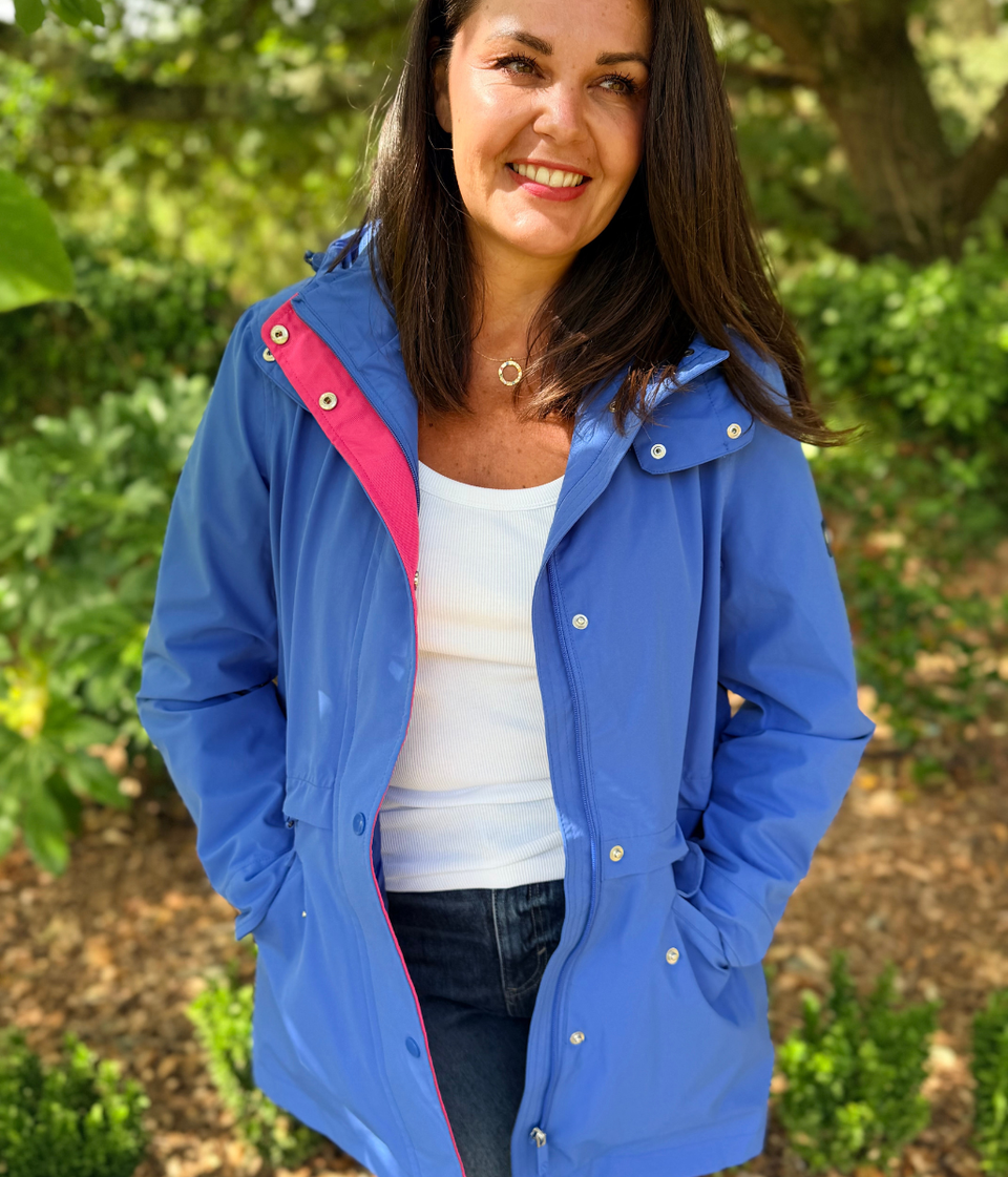 Blue Right as Rain Waterproof Coat